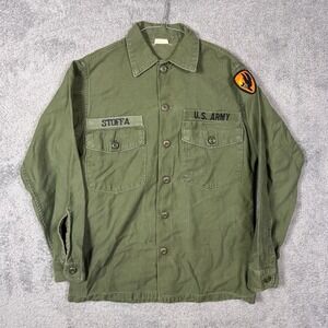 Sateen OG-107 Shirt 14.5x31 Mans Army Aviation Combat US Army Vietnam 1969